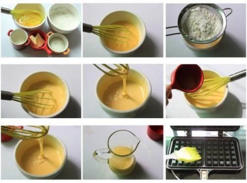 黄金华夫饼的做法