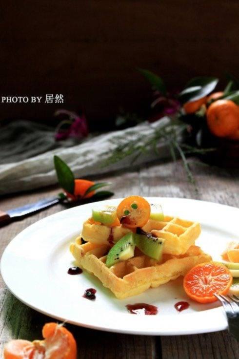 黄金华夫饼的做法