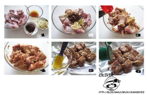 锡纸小排的做法