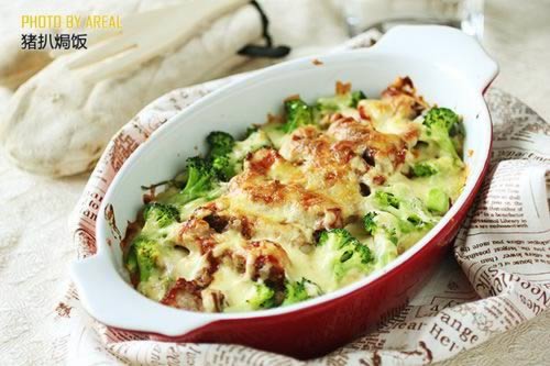 猪扒焗饭的做法