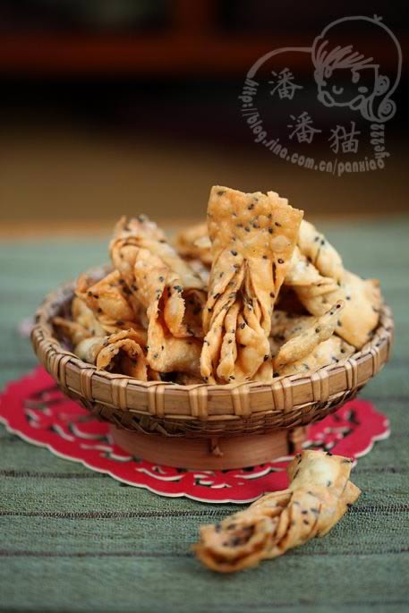 芝麻排叉的做法