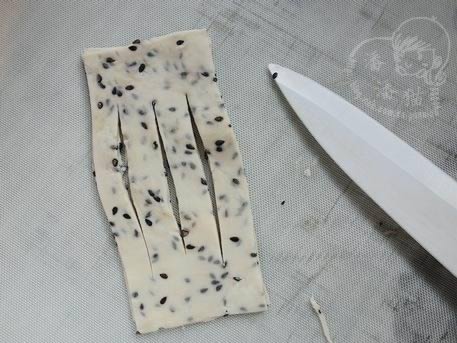 芝麻排叉的做法