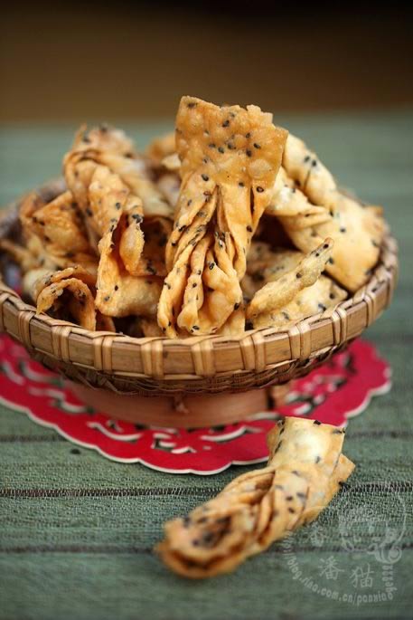 芝麻排叉的做法