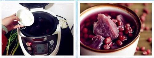 红豆紫薯甜汤的做法