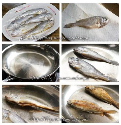 干煎小黄鱼的做法