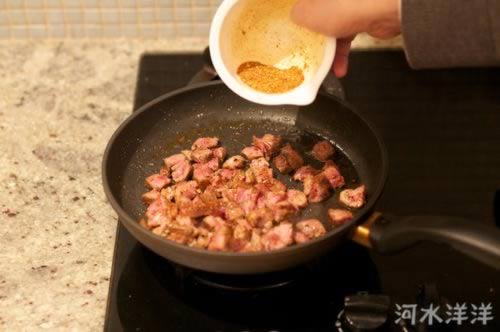 孜然羊肉炒饭的做法