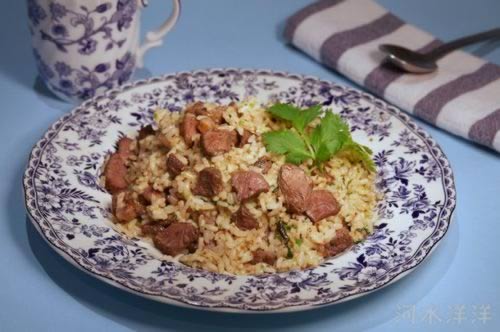 孜然羊肉炒饭的做法