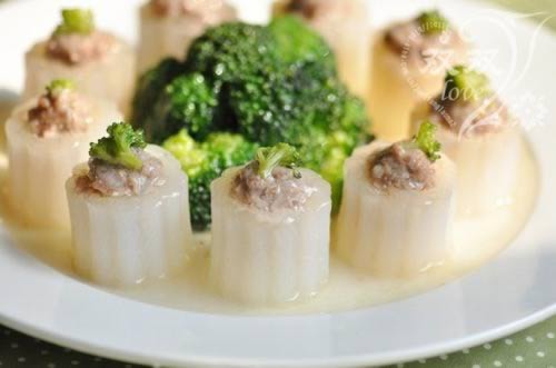 白萝卜盅的做法