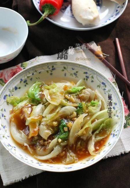 蚝油生菜的做法