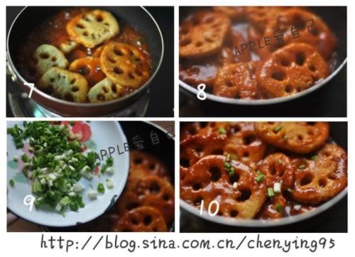 独家秘制韩味辣藕片的做法