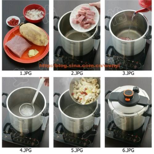 莲藕百合瘦肉汤的做法