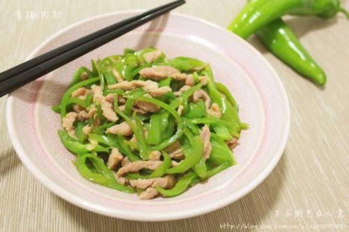 青椒肉丝的做法