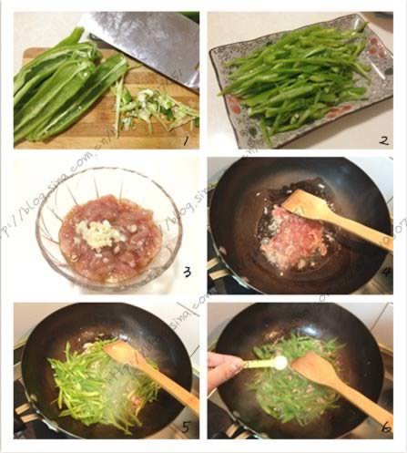 青椒肉丝的做法