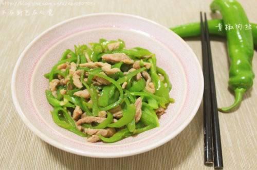 青椒肉丝的做法
