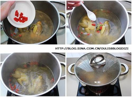 枣杞乳鸽汤的做法