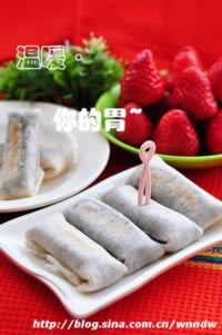 干焙香蕉芝麻春卷的做法 干焙香蕉芝麻春卷的做法