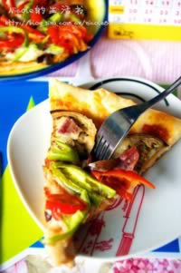 香鲜田园披萨的做法,怎么做,如何做好吃,图解详细步骤的做法