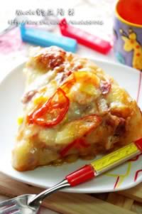 南瓜酱海陆双享披萨的做法,怎么做,如何做好吃,图解详细步骤的做法