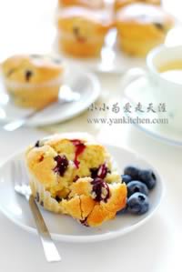 蓝莓麦芬早餐的做法,怎么做,如何做好吃,图解详细步骤的做法