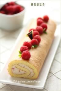 树莓蛋糕卷的做法,怎么做,如何做好吃,图解详细步骤的做法