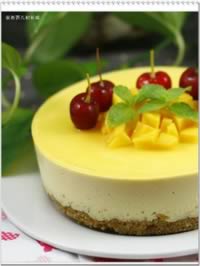 芒果冻奶酪慕斯蛋糕的做法 芒果冻奶酪慕斯蛋糕的做法