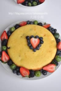 蓝莓玉米面蛋糕的做法,怎么做,如何做好吃,图解详细步骤的做法