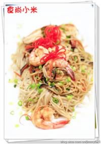鲜虾炒面的做法 鲜虾炒面的做法