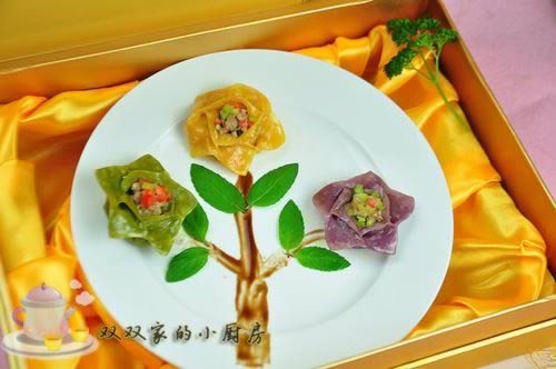 花型蒸饺的做法