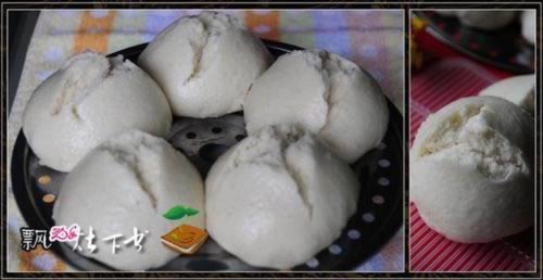 酒酿开花大馒头的做法