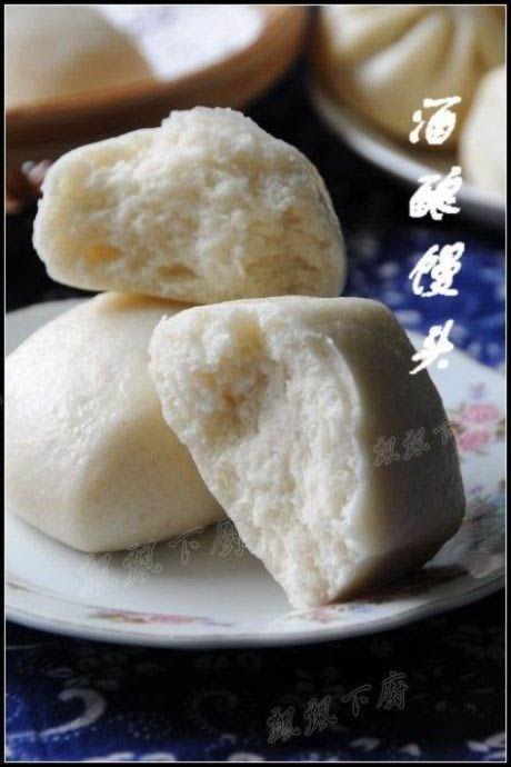 酒酿开花大馒头的做法