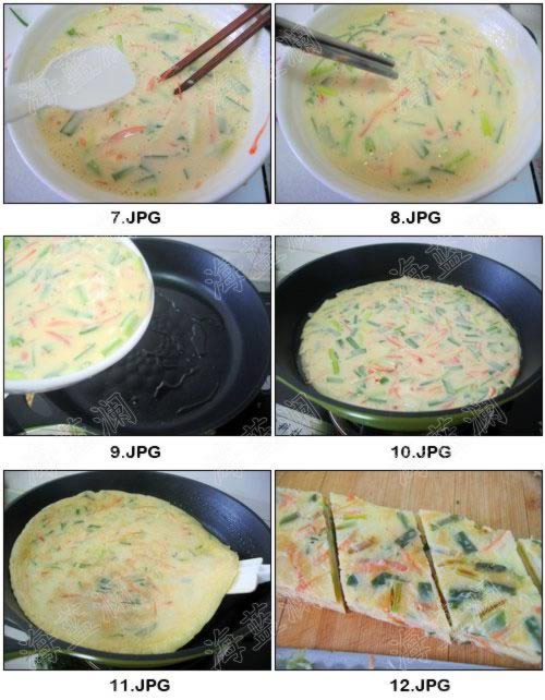 韩式蔬菜煎饼的做法