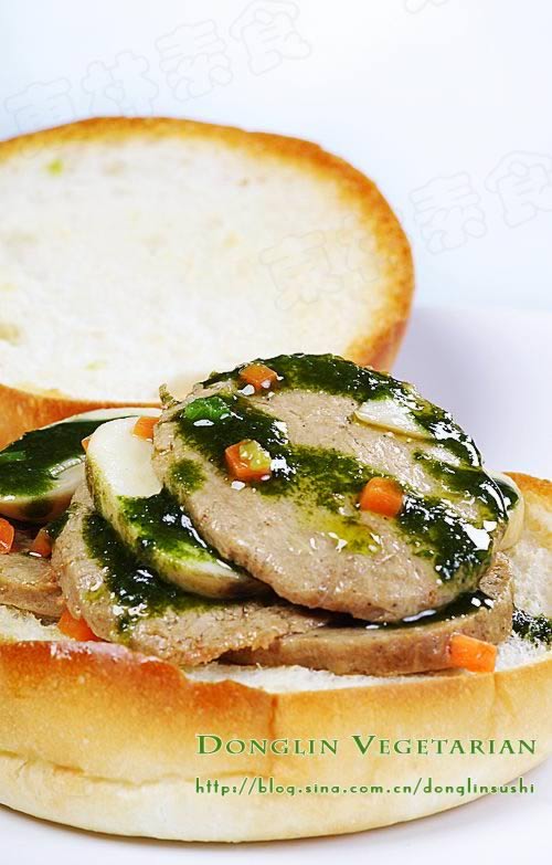 佛罗伦萨市场风味的素排汉堡的做法