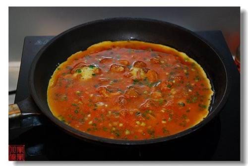 香葱煎蛋饼和雪耳雪梨汤的做法