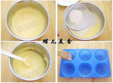 葡萄干海绵小蛋糕的做法