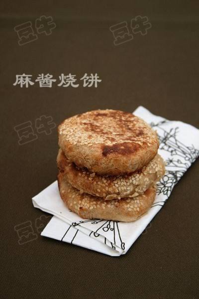 芝麻酱烧饼的做法