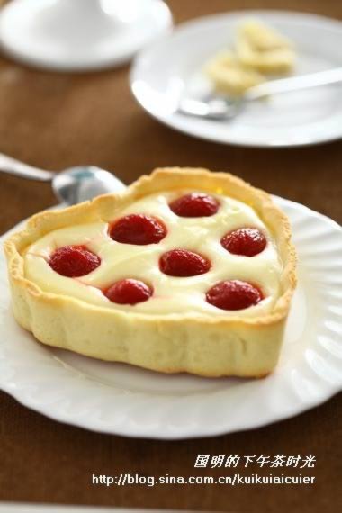 樱桃芝士塔的做法