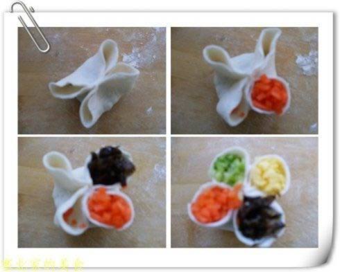 四喜蒸饺的做法