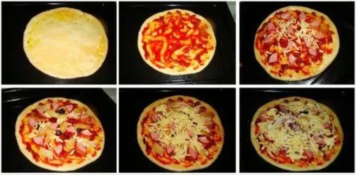 鱿鱼匹萨的做法