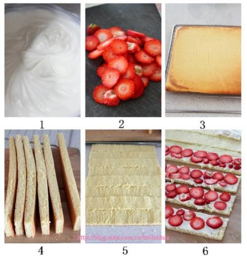 草莓奶油蛋糕的做法