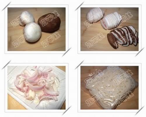 蘑菇洋葱烩乌冬面的做法