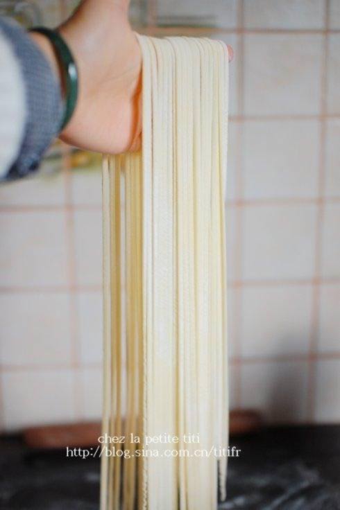 手工素凉面的做法