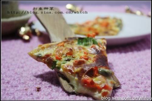 电饼铛海鲜奶酪大饼的做法