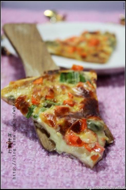 电饼铛海鲜奶酪大饼的做法