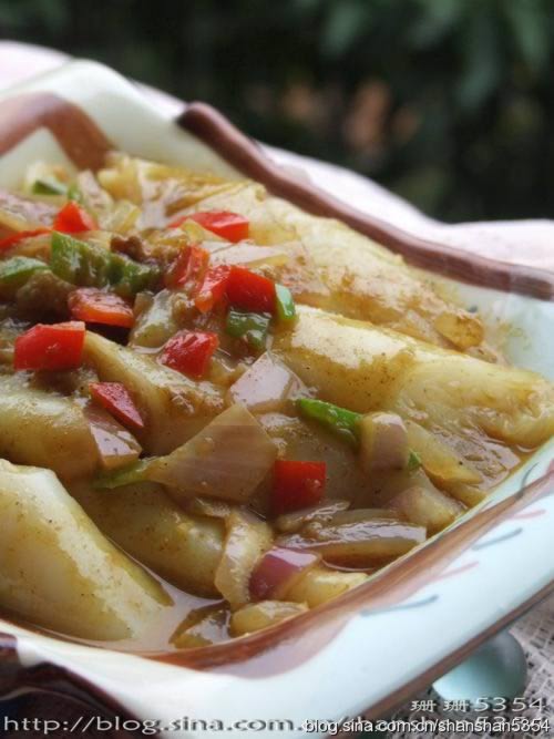 咖喱猪肠粉的做法