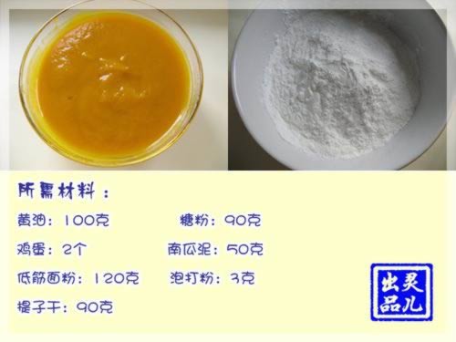 提子南瓜磅蛋糕的做法