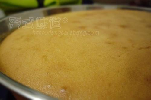 简易版海绵蛋糕的做法