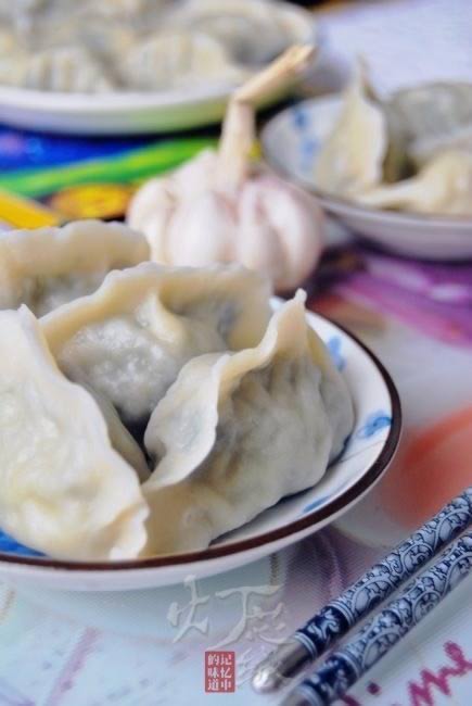 麦蒿水饺的做法