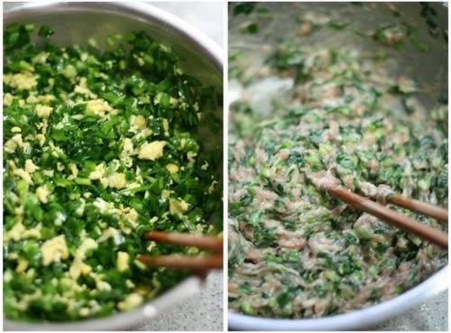 韭菜鸡蛋饺子的做法