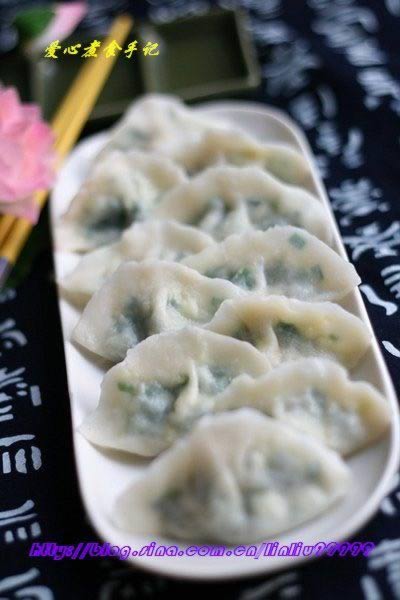 韭菜鸡蛋饺子的做法