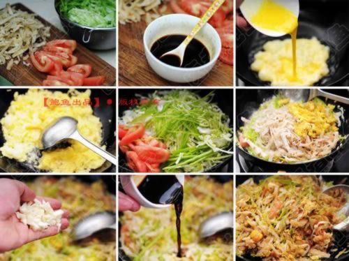 家常素炒饼的做法